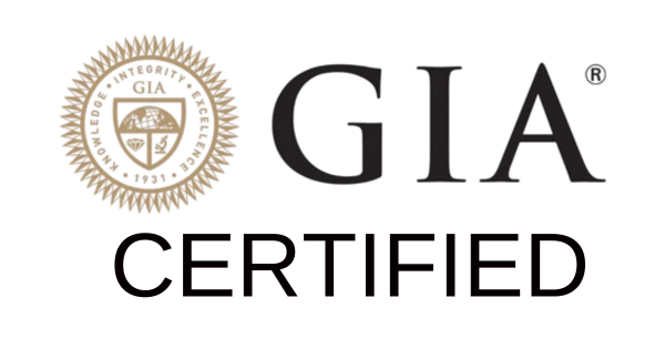 GIA gemological institute logo, representing lab-verified certified natural gemstones