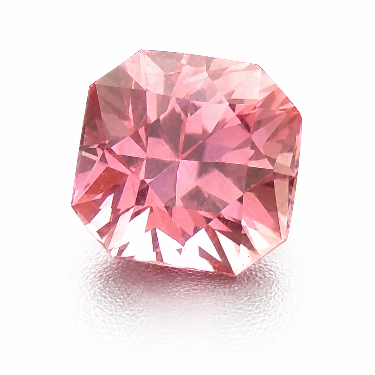 Natural pink sapphire loose stone, GIA certified
