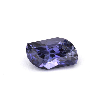 0.69 ct unheated purple sapphire with fancy cut showcasing natural gemstone beauty
