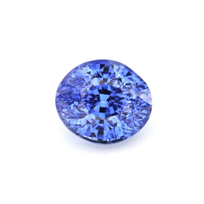 2.74ct natural Ceylon blue sapphire gemstone with excellent clarity and brilliant cut for jewelry use