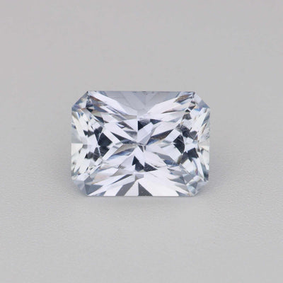 1.06 ct white sapphire gemstone with excellent clarity and brilliance, ideal for elegant jewelry designs and diamond substitute.