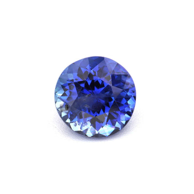 1.10 ct natural Ceylon blue sapphire gemstone with deep blue color and excellent clarity