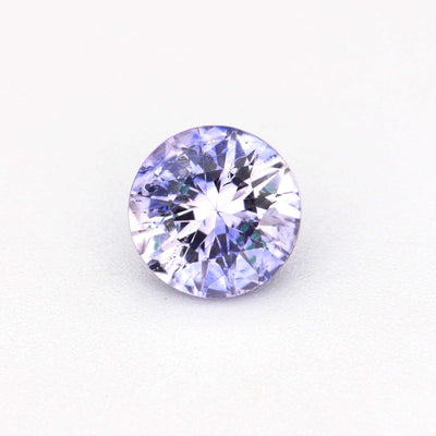 0.44 ct natural unheated violet sapphire gemstone with rich purple hue and excellent clarity