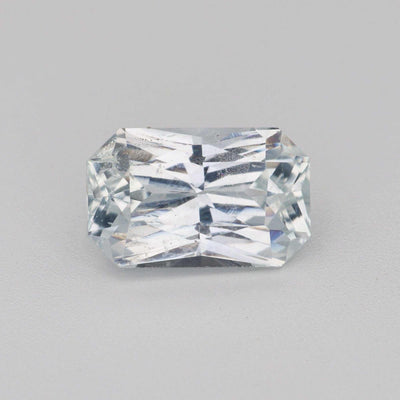 1.73 ct colorless white sapphire gemstone with brilliant clarity and expert cut for jewelry use