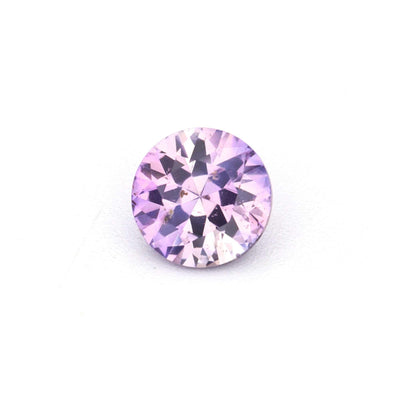 0.34 ct unheated natural violet sapphire gemstone with rich purple hue and excellent clarity