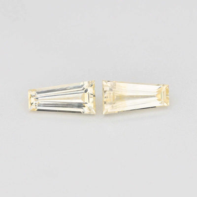 Tapered Baguette Yellow Sapphire
