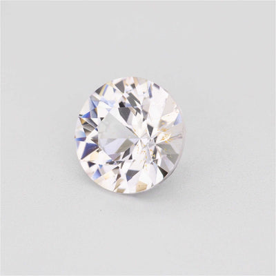 1.30 ct white sapphire Round White Sapphire Gemstone