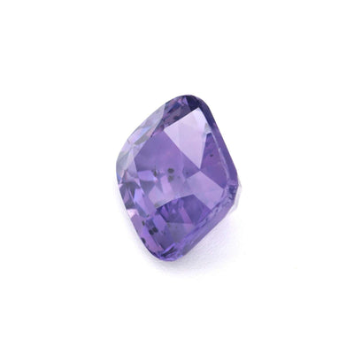 1.29ct violet sapphire gemstone unheated with vivid purple color and excellent clarity from Sri Lanka