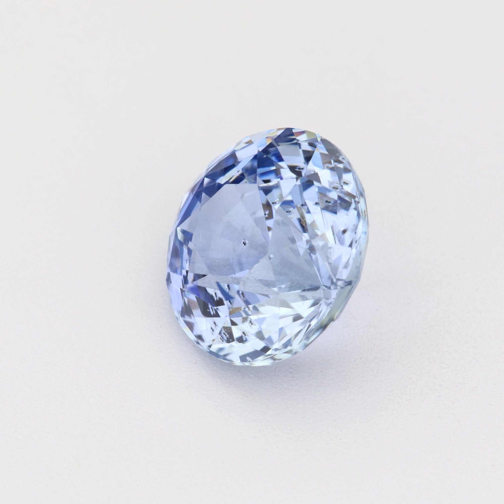 1.58 carat pale blue sapphire gemstone unheated natural for custom jewelry designs