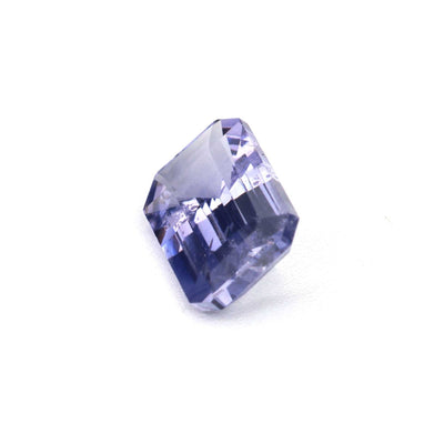 0.60 ct natural unheated purple sapphire gemstone with excellent clarity and rich violet color