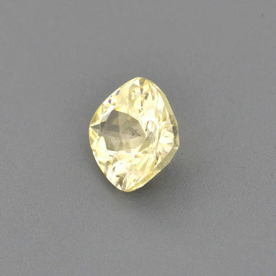 0.36 ct unheated natural yellow sapphire gemstone with golden hue and excellent clarity