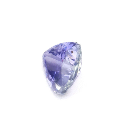 0.61 ct unheated violet sapphire gemstone with rich violet color and excellent clarity