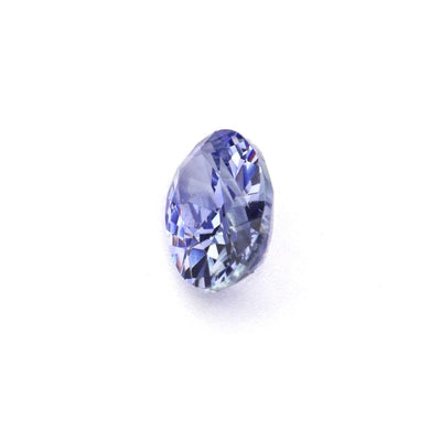 0.50 carat unheated natural purple sapphire gemstone with excellent clarity and precision cut