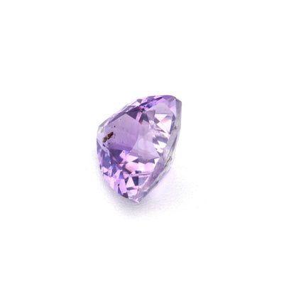0.42 ct natural unheated Ceylon purple sapphire gemstone with rich velvety purple hue