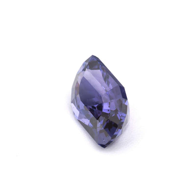 0.69 ct unheated purple sapphire fancy cut gemstone