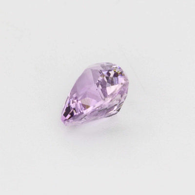 0.58 carat unheated violet sapphire gemstone with lavender hue and excellent clarity