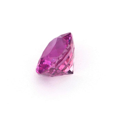 1.05 ct Natural untreated Ceylon pink sapphire gemstone with soft pink hue and brilliant cut