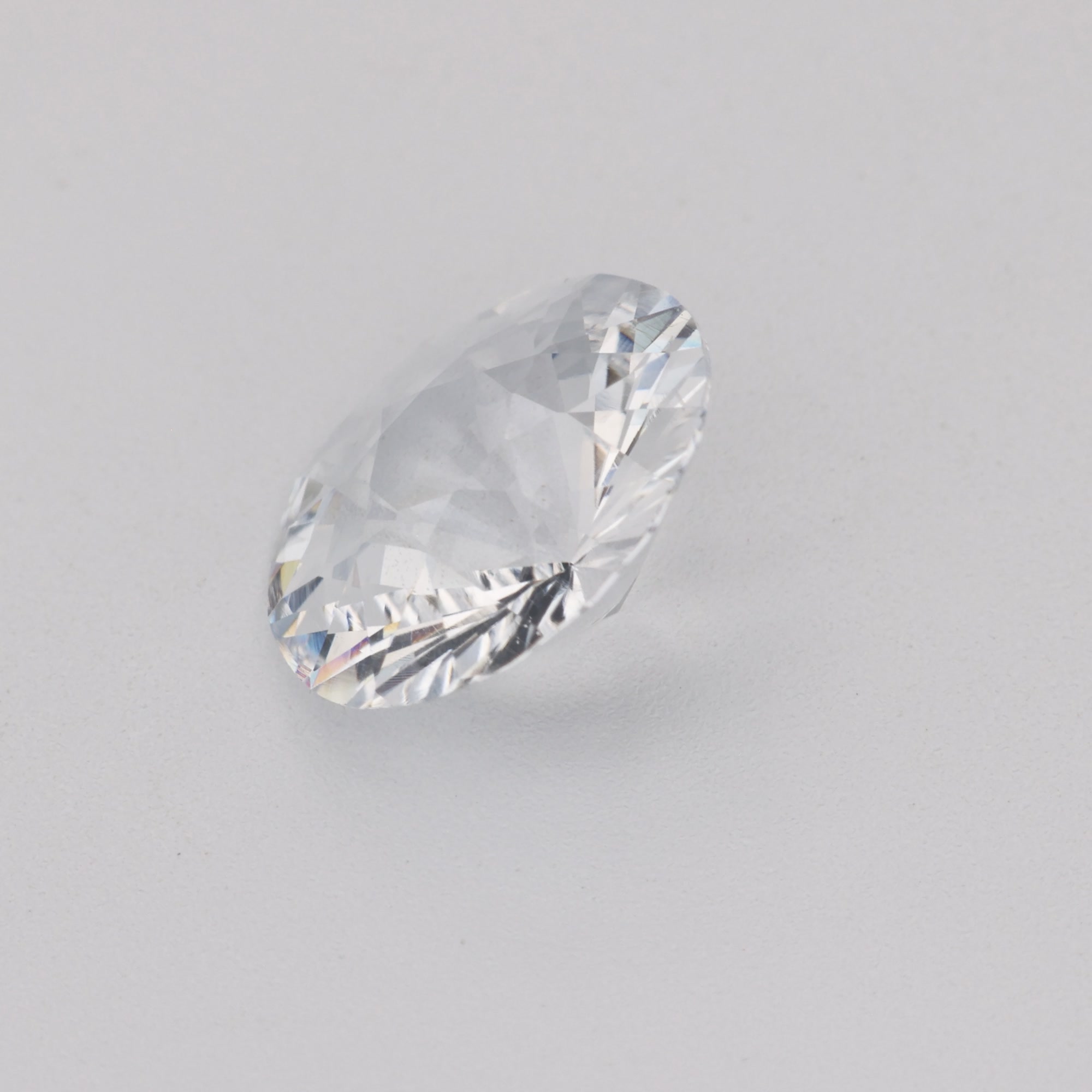 1.42 ct White Round Sapphire