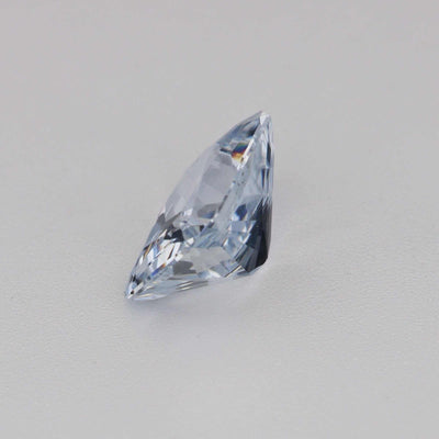 1.06 ct colorless white sapphire gemstone with excellent clarity and brilliance for jewelry