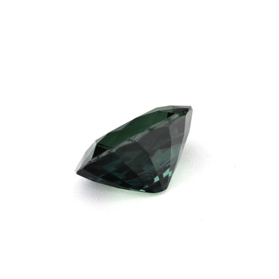 1.24ct unheated natural green sapphire gemstone with excellent clarity and brilliance