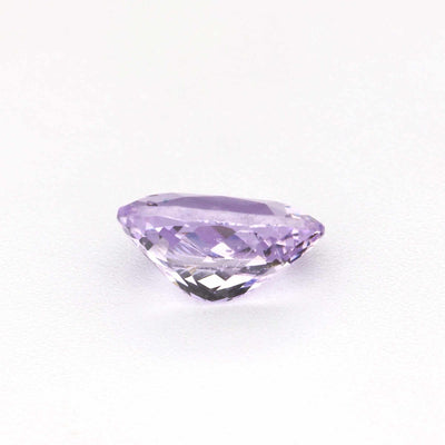 0.60 carat unheated natural lavender sapphire gemstone with rich purple hue and excellent clarity