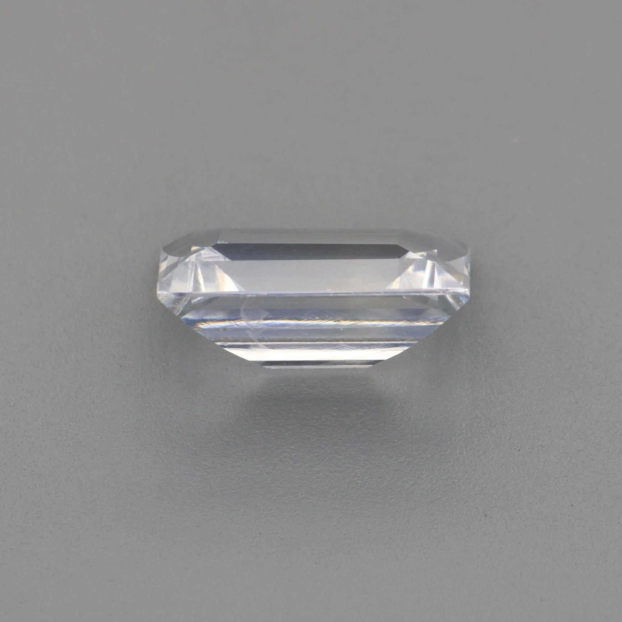 1.20 ct Baguette White Sapphire gemstone with brilliant sparkle and excellent clarity