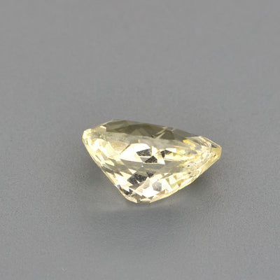 0.61 ct Light Yellow Sapphire ~ Unheated
