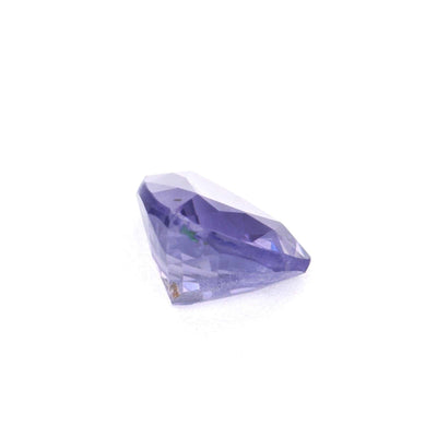 0.61 ct unheated violet sapphire gemstone with rich violet hue and excellent clarity