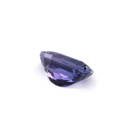 0.69 ct unheated purple sapphire fancy cut gemstone