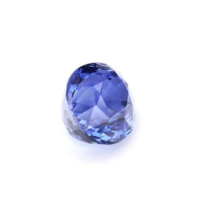 2.74ct natural Ceylon Blue Sapphire gemstone with deep blue color and excellent clarity, perfect for engagement rings and custom jewelry designs
