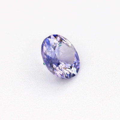 0.44 ct unheated violet sapphire gemstone with rich purple hue and excellent clarity