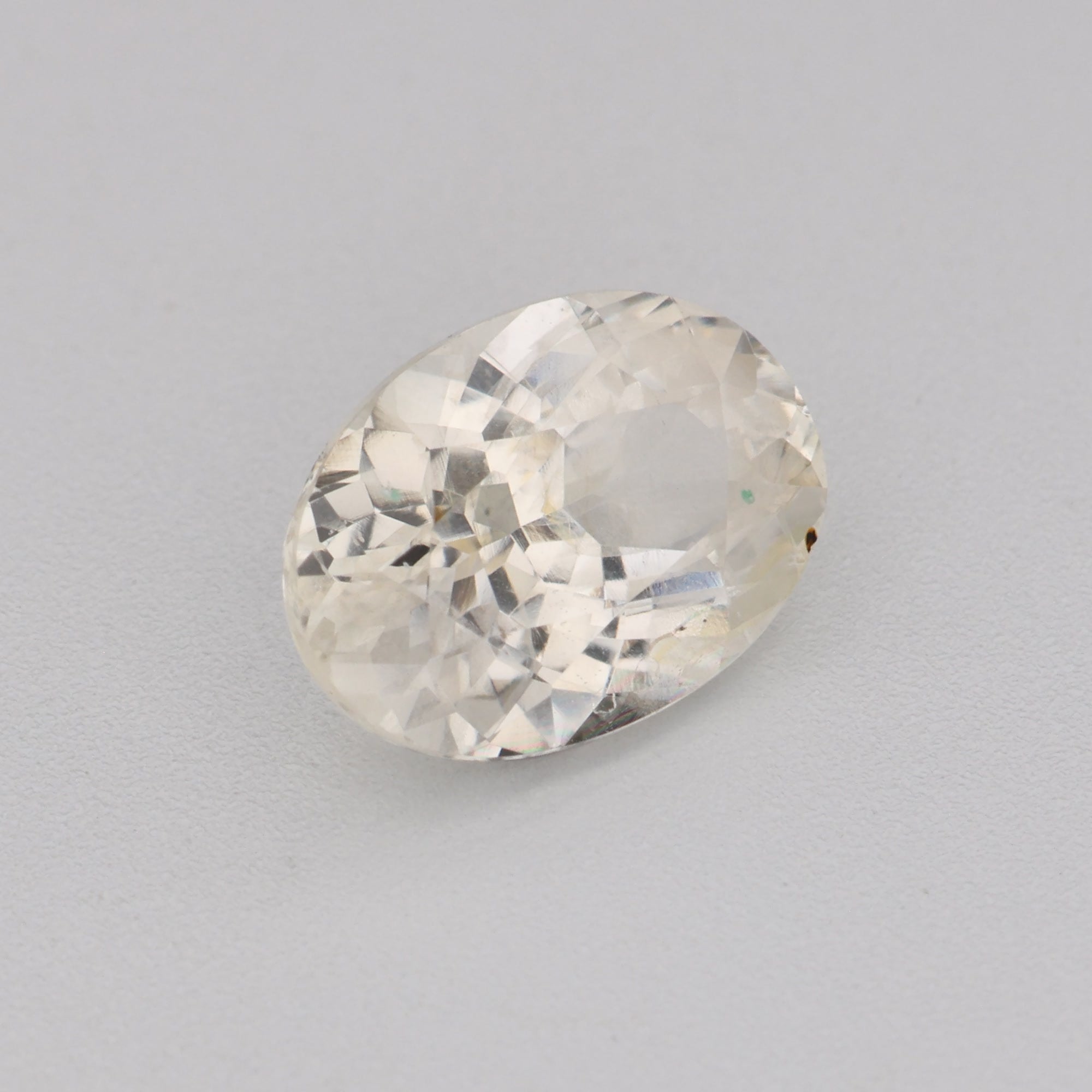 7 x 5mm Oval White Sapphire