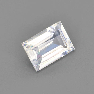 1.20 ct Baguette White Sapphire gemstone with excellent clarity and sparkle for fine jewelry