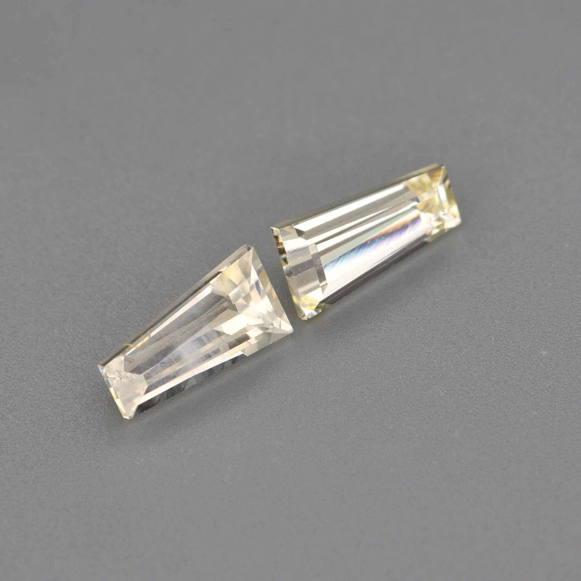 Tapered Baguette Yellow Sapphire
