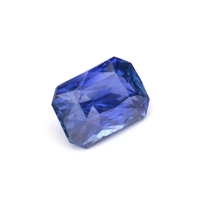 2.008 ct natural unheated Ceylon blue sapphire gemstone with deep blue hue and excellent clarity