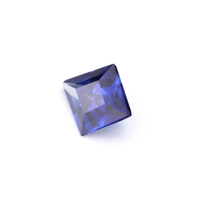 1.06 ct Fancy cut Blue Sapphire in a unique kite shape with deep blue color.
