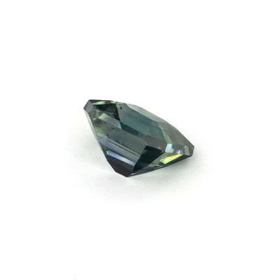 Emerald cut Green Sapphire — 1.17 ct, natural Ceylon origin, unheated, eye-clean