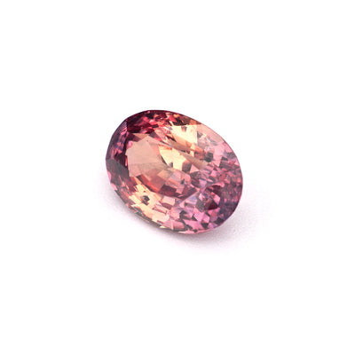 1.13 ct natural purplish pink sapphire from Vietnam showing color and clarity