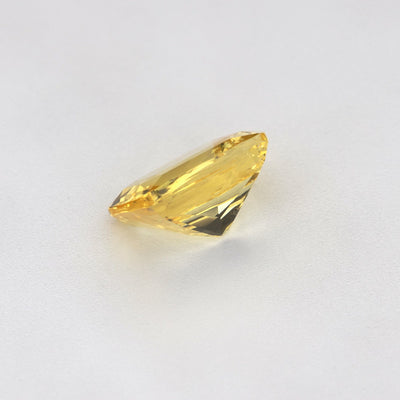 1.19 ct unheated yellow Ceylon sapphire, cushion cut, GIA certified