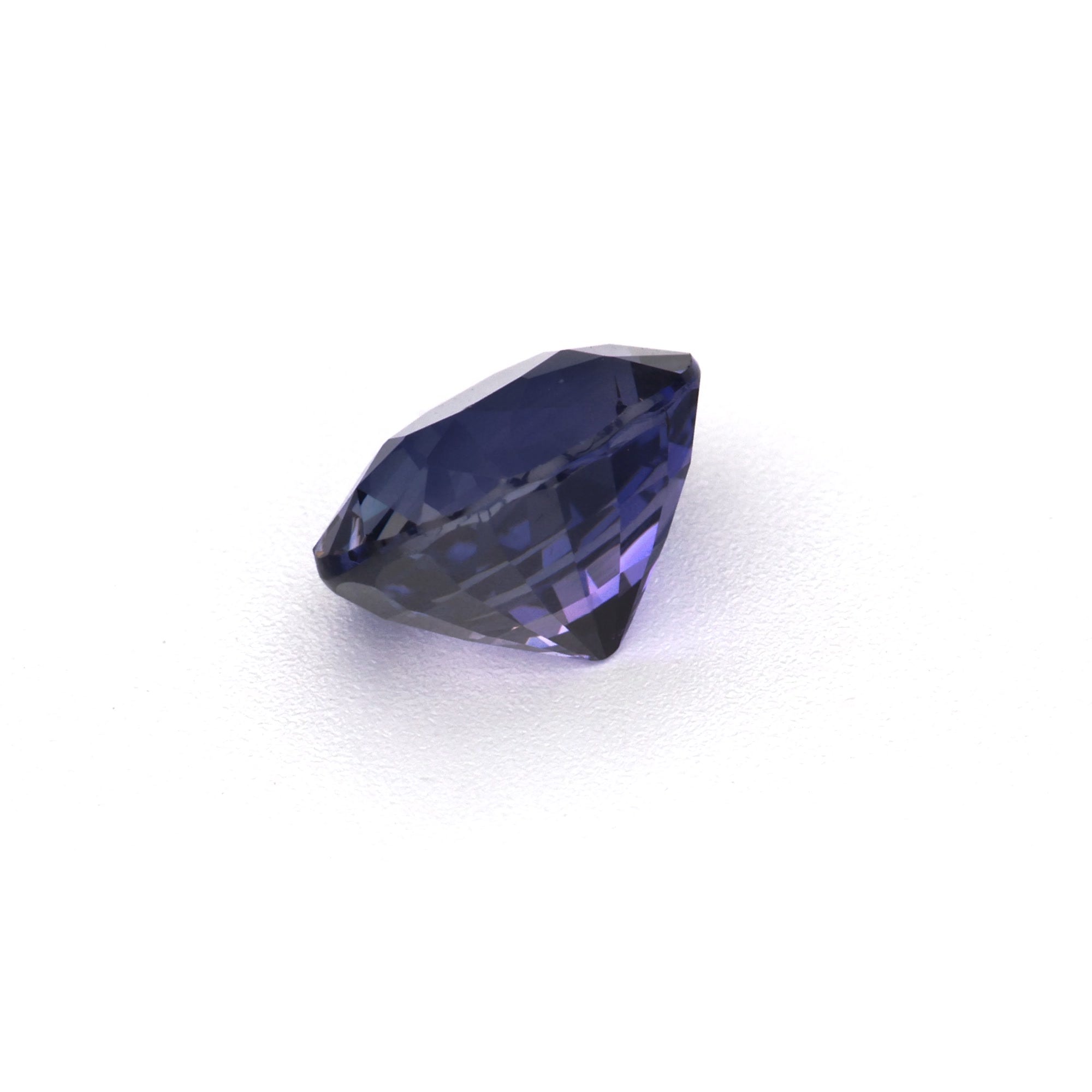1.20 ct Oval Purple Sapphire showcasing deep purple hues and impeccable cut from Sri Lanka, unheated and natural.
