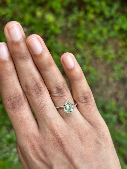 1.81 ct Mint Green Sapphire ~ Unheated