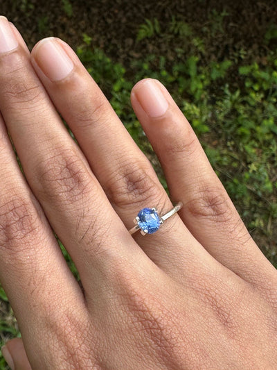 1.28ct Ceylon Blue Sapphire ~ Unheated