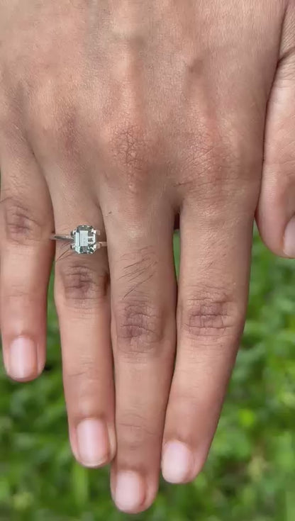 2.12ct Teal Green Sapphire ~ unheated