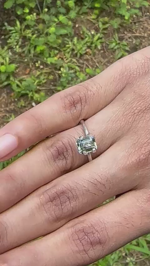 1.81 ct Mint Green Sapphire ~ Unheated