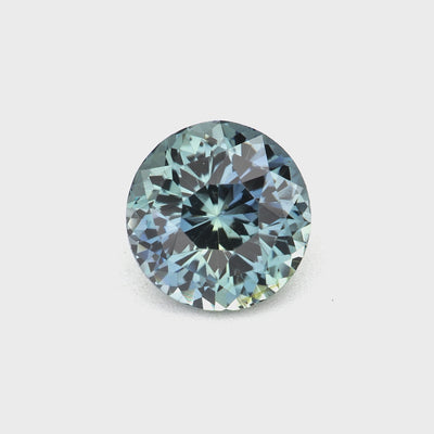 0.71 ct Round Teal Sapphire