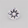 1.30 ct round white sapphire video showing diamond-like sparkle and warm tint