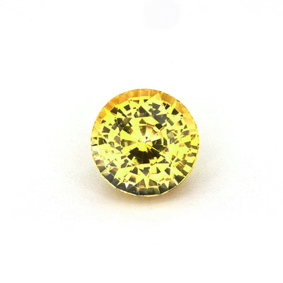 1.50 ct vivid yellow sapphire video showing brilliance and golden hue under light