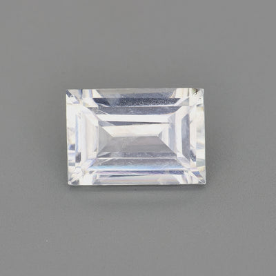 1.20 ct baguette cut untreated white sapphire video showing brilliance and clarity