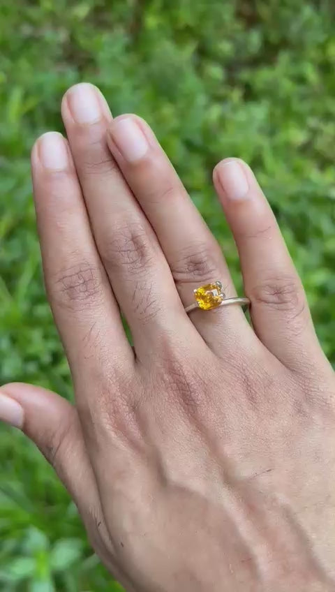 2.18 ct Orange Sapphire