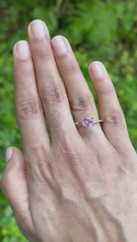 1.15 ct Natural Ceylon Pink Sapphire ~ Untreated